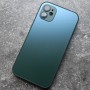 чехол с MagSage для iPhone 11 Ag-Glass зеркальный, темно-зеленый
