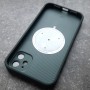 чехол с MagSage для iPhone 11 Ag-Glass зеркальный, темно-зеленый
