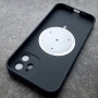 Бампер на iPhone 12MagSafe, Ag-Glass, графитовый