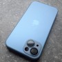Чехол для iPhone 13 с MagSafe Ag-Glass зеркальный, голубой