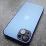 Айфон 13 Чехол с Магсейф Ag-Glass зеркальный, темно-фиолетовый