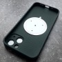 Чехол для Айфон 13 с Магсейф Ag-Glass зеркальный, зеленый