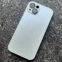 Чехол для Apple iPhone 13 с MagSafe Ag-Glass зеркальный, белый