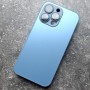 Чехол для iPhone 13 Pro с MagSafe Ag-Glass зеркальный, голубой