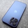 Чехол с Магсейф для Айфон 13 Про Макс Ag-Glass зеркальный, темно-фиолетовый