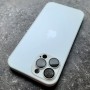 Чехол для Apple iPhone 13 Pro Max с MagSafe Ag-Glass зеркальный, белый