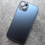Чехол-накладка на iPhone 14 с MagSafe Ag-Glass зеркальный, графит