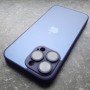 Чехол с MagSafe для iPhone 14 Pro Max Ag-Glass зеркальный, темно-фиолетовый