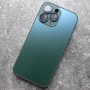 Чехол с MagSafe для iPhone 14 Pro Max Ag-Glass зеркальный, зеленый