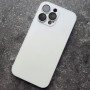 Чехол с MagSafe для iPhone 14 Pro Max Ag-Glass зеркальный, белый
