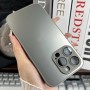 Чехол с MagSafe для iPhone 15 Ag-Glass матово-зеркальный, титан