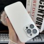 Чехол с MagSafe для iPhone 15 Ag-Glass матово-зеркальный, белый
