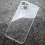 Прозрачный 1.5 мм силиконовый чехол для iPhone 15 Plus