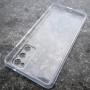 Чехол для Samsung S20FE, прозрачный, плотный силикон