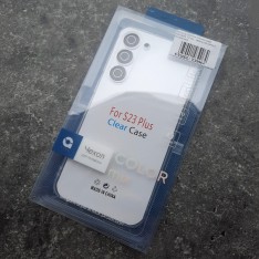 Прозрачный силиконовый чехол для Samsung S23 Plus