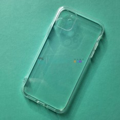 Чехол для Apple iPhone 11, прозрачный, плотный силикон