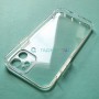 Чехол для Apple iPhone 12, прозрачный, плотный силикон