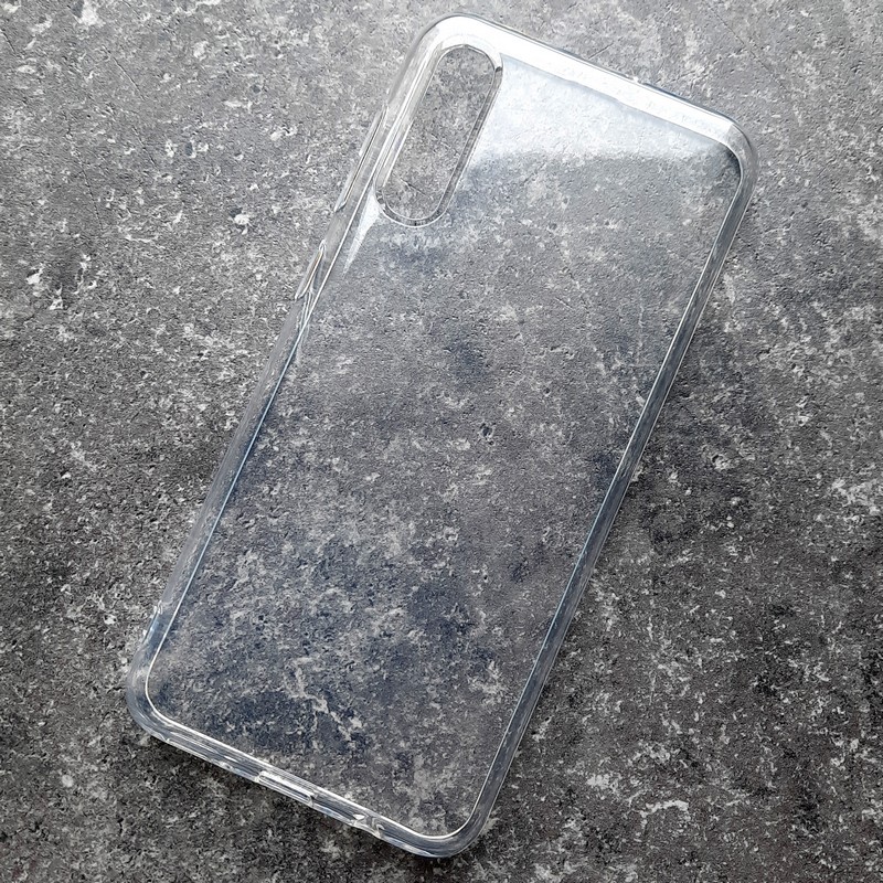 Прозрачный силиконовый чехол для Samsung A50 Прозрачный силиконовый чехол для Samsung A50