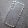 Для Samsung S22 , прозрачный плотный силиконовый чехол с защитой камеры