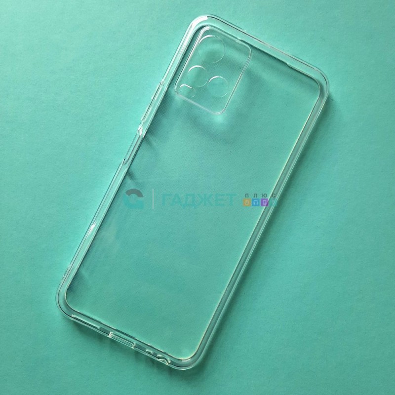 Чехол для Vivo Y21 / Y21S / Y33S, прозрачный, плотный силикон Чехол для Vivo Y21 / Y21S / Y33S, прозрачный, плотный силикон