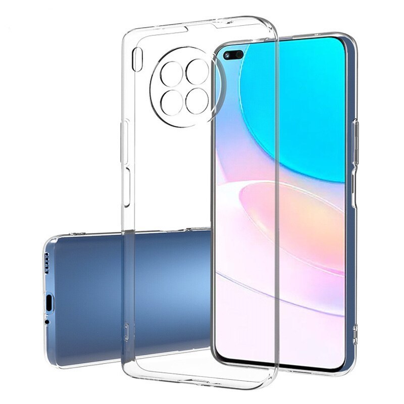 Чехол для Huawei Honor 50 Lite, прозрачный, с защитой камеры Чехол для Huawei Honor 50 Lite, прозрачный, с защитой камеры