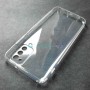 Чехол для Samsung A02S, прозрачный, с защитой камеры
