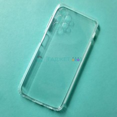 Чехол для Samsung A13, прозрачный, с защитой камеры