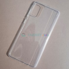 Прозрачный силиконовый чехол для Samsung A71, Shemax Clear TPU Case