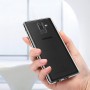 Силиконовый чехол для Samsung J8 2018, Shemax Clear TPU, прозрачный
