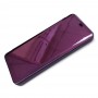 Чехол-книжка для Samsung Galaxy A70 зеркальная, Clear View Mirror, цвет фиолетовый