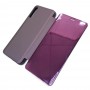 Чехол-книжка для Samsung Galaxy A70 зеркальная, Clear View Mirror, цвет фиолетовый