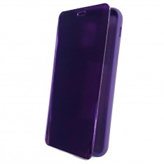 Чехол-книжка для Samsung Galaxy A30 зеркальная, Clear View Mirror, цвет фиолетовый