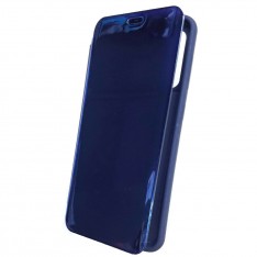 Чехол-книжка для Samsung Galaxy A30 зеркальная, Clear View Mirror, цвет синий