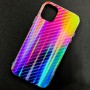 Чехол-накладка радужная в стиле карбон Color Mix для Apple iPhone 11, цвет 46 Чехол-накладка радужная в стиле карбон Color Mix для Apple iPhone 11, цвет 46