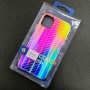 Чехол-накладка радужная в стиле карбон Color Mix для Apple iPhone 11, цвет 46 Чехол-накладка радужная в стиле карбон Color Mix для Apple iPhone 11, цвет 46