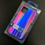 Чехол-накладка радужная в стиле карбон Color Mix для Apple iPhone 11, цвет 50 Чехол-накладка радужная в стиле карбон Color Mix для Apple iPhone 11, цвет 50