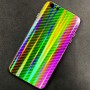 Чехол-накладка радужная в стиле карбон Color Mix для Apple iPhone 6 Plus / iPhone 6s Plus, цвет 58