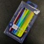 Чехол-накладка радужная в стиле карбон Color Mix для Apple iPhone 6 / iPhone 6s, цвет 39