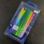 Чехол-накладка радужная в стиле карбон Color Mix для Apple iPhone 6 / iPhone 6s, цвет 58