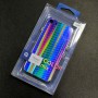 Чехол-накладка радужная в стиле карбон Color Mix для Apple iPhone 7 / iPhone 8, цвет 40