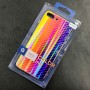 Чехол-накладка радужная в стиле карбон Color Mix для Apple iPhone 7 Plus / iPhone 8 Plus, цвет 53