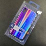 Чехол-накладка радужная в стиле карбон Color Mix для Apple iPhone X / iPhone XS, цвет 44
