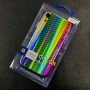 Чехол-накладка радужная в стиле карбон Color Mix для Apple iPhone XR, цвет 58
