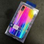 Чехол-накладка радужная в стиле карбон Color Mix для Apple iPhone XS Max, цвет 46