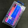 Чехол-накладка радужная в стиле карбон Color Mix для Apple iPhone XS Max, цвет 50