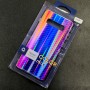 Чехол-накладка радужная в стиле карбон Color Mix для Samsung Galaxy S10 Plus, цвет 50