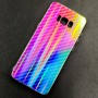 Чехол-накладка радужная в стиле карбон Color Mix для Samsung Galaxy S8 Plus, цвет 46