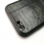 Чехол-накладка Shemax Leather TPU с имитацией кожи для iPhone 6/6s, цвет черный