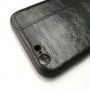 Чехол-накладка Shemax Leather TPU с имитацией кожи для iPhone 7/8, цвет черный