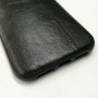 Чехол-накладка Shemax Leather TPU с имитацией кожи для iPhone 7/8, цвет черный
